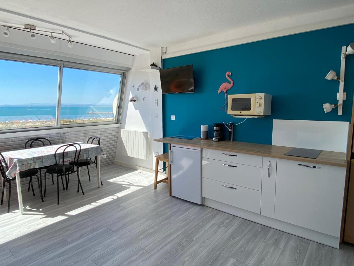 Studio Front De Mer Avec Vue Mer Panoramique ! Le Grau-du-Roi Luaran gambar