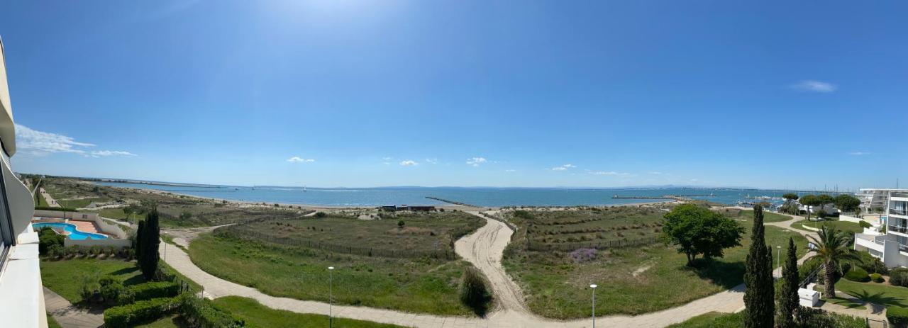 Studio Front De Mer Avec Vue Mer Panoramique ! Le Grau-du-Roi Luaran gambar